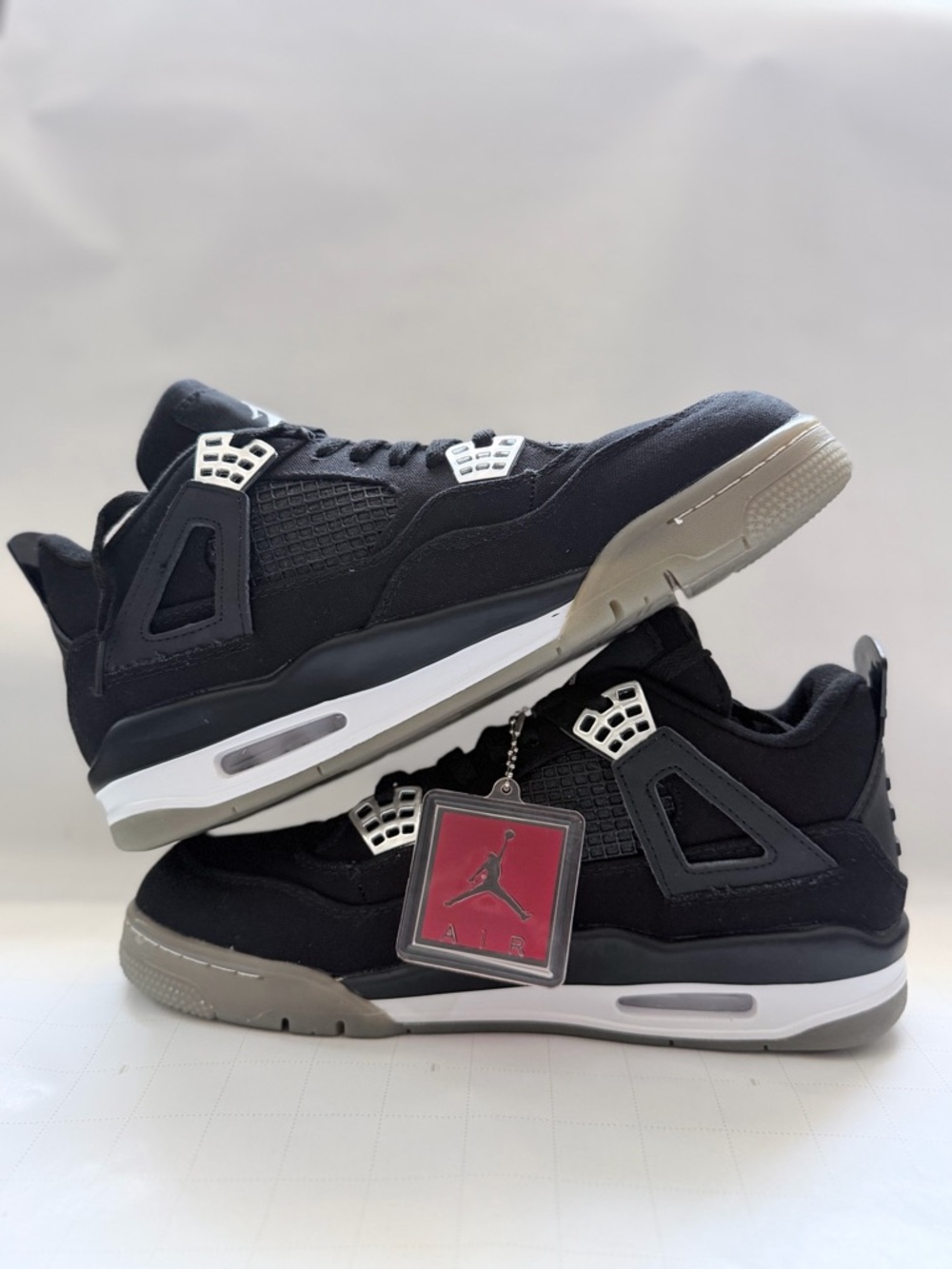 Jordan Men’s Sneakers in Black with Grey Soles